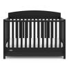 imageGraco Benton 5in1 Convertible Crib Gray  GREENGUARD Gold Certified Converts from Baby Crib to Toddler Bed Daybed and FullSize Bed Fits Standard FullSize Crib MattressBlack