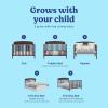 imageGraco Benton 5in1 Convertible Crib Gray  GREENGUARD Gold Certified Converts from Baby Crib to Toddler Bed Daybed and FullSize Bed Fits Standard FullSize Crib MattressEspresso