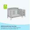 imageGraco Benton 5in1 Convertible Crib Gray  GREENGUARD Gold Certified Converts from Baby Crib to Toddler Bed Daybed and FullSize Bed Fits Standard FullSize Crib MattressPebble Gray
