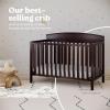 imageGraco Benton 5in1 Convertible Crib Gray  GREENGUARD Gold Certified Converts from Baby Crib to Toddler Bed Daybed and FullSize Bed Fits Standard FullSize Crib MattressEspresso