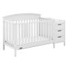 imageGraco Benton 5in1 Convertible Crib Gray  GREENGUARD Gold Certified Converts from Baby Crib to Toddler Bed Daybed and FullSize Bed Fits Standard FullSize Crib MattressWhite