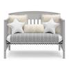 imageGraco Benton 5in1 Convertible Crib Gray  GREENGUARD Gold Certified Converts from Baby Crib to Toddler Bed Daybed and FullSize Bed Fits Standard FullSize Crib MattressPebble Gray