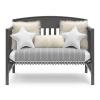 imageGraco Benton 5in1 Convertible Crib Gray  GREENGUARD Gold Certified Converts from Baby Crib to Toddler Bed Daybed and FullSize Bed Fits Standard FullSize Crib MattressGrey