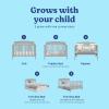 imageGraco Benton 5in1 Convertible Crib Gray  GREENGUARD Gold Certified Converts from Baby Crib to Toddler Bed Daybed and FullSize Bed Fits Standard FullSize Crib MattressPebble Gray