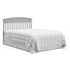 imageGraco Benton 5in1 Convertible Crib Gray  GREENGUARD Gold Certified Converts from Baby Crib to Toddler Bed Daybed and FullSize Bed Fits Standard FullSize Crib MattressPebble Gray