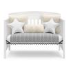 imageGraco Benton 5in1 Convertible Crib Gray  GREENGUARD Gold Certified Converts from Baby Crib to Toddler Bed Daybed and FullSize Bed Fits Standard FullSize Crib MattressWhite