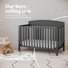 imageGraco Benton 5in1 Convertible Crib Gray  GREENGUARD Gold Certified Converts from Baby Crib to Toddler Bed Daybed and FullSize Bed Fits Standard FullSize Crib MattressGrey