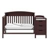 imageGraco Benton 5in1 Convertible Crib Gray  GREENGUARD Gold Certified Converts from Baby Crib to Toddler Bed Daybed and FullSize Bed Fits Standard FullSize Crib MattressEspresso