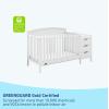 imageGraco Benton 5in1 Convertible Crib Gray  GREENGUARD Gold Certified Converts from Baby Crib to Toddler Bed Daybed and FullSize Bed Fits Standard FullSize Crib MattressWhite