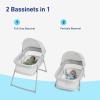 imageGraco DreamMore Bedside Bassinet Deluxe with Calming Motion SkylerJaiden