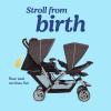 imageGraco DuoGlider Double Stroller  Lightweight Double Stroller with Tandem Seating Glacier