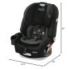 imageGraco Grows4Me 4in1 Car Seat Convertible Infant to Toddler Car Seat and Booster West Point Design for 10 Years of Safe Comfortable Journeys