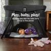 imageGraco Lite Traveler 4 in 1 Playard with 4 Modes Bedside Bassinet Toddler Playpen Free Play and Slumber Tent Mode Lightweight Portable Playard with Canopy and Carry Bag