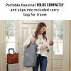 imageGraco On The Go Zip DLX Pack n Play Playard Folding Playpen with Bassinet Portable Crib ParkerLo  Lo