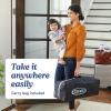 imageGraco On The Go Zip DLX Pack n Play Playard Folding Playpen with Bassinet Portable Crib ParkerPack N Play