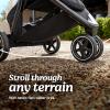 imageGraco Outpace LX AllTerrain 3Wheel Baby Stroller Cohen  Compatible for Travel System Easy OneHand Fold inSeat Suspension for Comfortable Ride NeverFlat Rubber TiresStroller  Car Seat