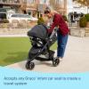 imageGraco Outpace LX AllTerrain 3Wheel Baby Stroller Cohen  Compatible for Travel System Easy OneHand Fold inSeat Suspension for Comfortable Ride NeverFlat Rubber TiresStroller