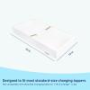 imageGraco Premium Contoured Changing Pad  GREENGUARD Gold Certified WaterResistant UltraSoft Buckle Cover Contoured Baby Changing Pad Fits Most StandardSize Changing Toppers NonSkid Bottom4Sided