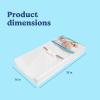 imageGraco Premium Contoured Changing Pad  GREENGUARD Gold Certified WaterResistant UltraSoft Buckle Cover Contoured Baby Changing Pad Fits Most StandardSize Changing Toppers NonSkid BottomChanging Pad