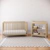 imageGraco Teddi 5in1 Convertible Crib with Drawer Pebble Gray with White  GREENGUARD Gold Certified Crib with Drawer Combo FullSize Nursery Storage Drawer Converts to Toddler BedDriftwood