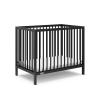 imageGraco Teddi 5in1 Convertible Crib with Drawer Pebble Gray with White  GREENGUARD Gold Certified Crib with Drawer Combo FullSize Nursery Storage Drawer Converts to Toddler BedBlack
