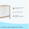 imageGraco Teddi 5in1 Convertible Crib with Drawer Pebble Gray with White  GREENGUARD Gold Certified Crib with Drawer Combo FullSize Nursery Storage Drawer Converts to Toddler BedNaturalWhite
