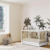 imageGraco Teddi 5in1 Convertible Crib with Drawer Pebble Gray with White  GREENGUARD Gold Certified Crib with Drawer Combo FullSize Nursery Storage Drawer Converts to Toddler BedWhiteDriftwood