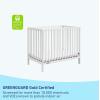 imageGraco Teddi 5in1 Convertible Crib with Drawer Pebble Gray with White  GREENGUARD Gold Certified Crib with Drawer Combo FullSize Nursery Storage Drawer Converts to Toddler BedWhite