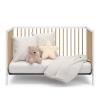 imageGraco Teddi 5in1 Convertible Crib with Drawer Pebble Gray with White  GREENGUARD Gold Certified Crib with Drawer Combo FullSize Nursery Storage Drawer Converts to Toddler BedWhiteDriftwood