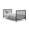 imageGraco Teddi 5in1 Convertible Crib with Drawer Pebble Gray with White  GREENGUARD Gold Certified Crib with Drawer Combo FullSize Nursery Storage Drawer Converts to Toddler BedBlack
