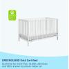 imageGraco Teddi 5in1 Convertible Crib with Drawer Pebble Gray with White  GREENGUARD Gold Certified Crib with Drawer Combo FullSize Nursery Storage Drawer Converts to Toddler BedWhite