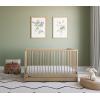 imageGraco Teddi 5in1 Convertible Crib with Drawer Pebble Gray with White  GREENGUARD Gold Certified Crib with Drawer Combo FullSize Nursery Storage Drawer Converts to Toddler BedDriftwood
