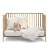 imageGraco Teddi 5in1 Convertible Crib with Drawer Pebble Gray with White  GREENGUARD Gold Certified Crib with Drawer Combo FullSize Nursery Storage Drawer Converts to Toddler BedDriftwood