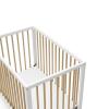 imageGraco Teddi 5in1 Convertible Crib with Drawer Pebble Gray with White  GREENGUARD Gold Certified Crib with Drawer Combo FullSize Nursery Storage Drawer Converts to Toddler BedWhiteDriftwood