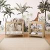imageGraco Teddi 5in1 Convertible Crib with Drawer Pebble Gray with White  GREENGUARD Gold Certified Crib with Drawer Combo FullSize Nursery Storage Drawer Converts to Toddler BedDriftwood