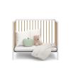 imageGraco Teddi 5in1 Convertible Crib with Drawer Pebble Gray with White  GREENGUARD Gold Certified Crib with Drawer Combo FullSize Nursery Storage Drawer Converts to Toddler BedWhiteDriftwood