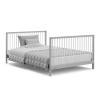 imageGraco Teddi 5in1 Convertible Crib with Drawer Pebble Gray with White  GREENGUARD Gold Certified Crib with Drawer Combo FullSize Nursery Storage Drawer Converts to Toddler BedPebble GrayWhite