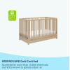 imageGraco Teddi 5in1 Convertible Crib with Drawer Pebble Gray with White  GREENGUARD Gold Certified Crib with Drawer Combo FullSize Nursery Storage Drawer Converts to Toddler BedDriftwood