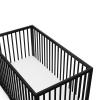 imageGraco Teddi 5in1 Convertible Crib with Drawer Pebble Gray with White  GREENGUARD Gold Certified Crib with Drawer Combo FullSize Nursery Storage Drawer Converts to Toddler BedBlack