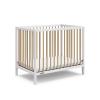 imageGraco Teddi 5in1 Convertible Crib with Drawer Pebble Gray with White  GREENGUARD Gold Certified Crib with Drawer Combo FullSize Nursery Storage Drawer Converts to Toddler BedWhiteDriftwood