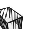 imageGraco Teddi 5in1 Convertible Crib with Drawer Pebble Gray with White  GREENGUARD Gold Certified Crib with Drawer Combo FullSize Nursery Storage Drawer Converts to Toddler BedBlack