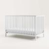 imageGraco Teddi 5in1 Convertible Crib with Drawer Pebble Gray with White  GREENGUARD Gold Certified Crib with Drawer Combo FullSize Nursery Storage Drawer Converts to Toddler BedWhite