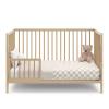 imageGraco Teddi 5in1 Convertible Crib with Drawer Pebble Gray with White  GREENGUARD Gold Certified Crib with Drawer Combo FullSize Nursery Storage Drawer Converts to Toddler BedDriftwood