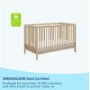 imageGraco Teddi 5in1 Convertible Crib with Drawer Pebble Gray with White  GREENGUARD Gold Certified Crib with Drawer Combo FullSize Nursery Storage Drawer Converts to Toddler BedDriftwood