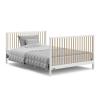 imageGraco Teddi 5in1 Convertible Crib with Drawer Pebble Gray with White  GREENGUARD Gold Certified Crib with Drawer Combo FullSize Nursery Storage Drawer Converts to Toddler BedWhiteDriftwood