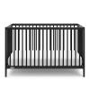 imageGraco Teddi 5in1 Convertible Crib with Drawer Pebble Gray with White  GREENGUARD Gold Certified Crib with Drawer Combo FullSize Nursery Storage Drawer Converts to Toddler BedBlack
