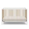 imageGraco Teddi 5in1 Convertible Crib with Drawer Pebble Gray with White  GREENGUARD Gold Certified Crib with Drawer Combo FullSize Nursery Storage Drawer Converts to Toddler BedWhiteDriftwood