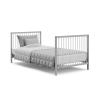 imageGraco Teddi 5in1 Convertible Crib with Drawer Pebble Gray with White  GREENGUARD Gold Certified Crib with Drawer Combo FullSize Nursery Storage Drawer Converts to Toddler BedPebble GrayWhite