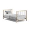 imageGraco Teddi 5in1 Convertible Crib with Drawer Pebble Gray with White  GREENGUARD Gold Certified Crib with Drawer Combo FullSize Nursery Storage Drawer Converts to Toddler BedNaturalWhite