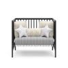 imageGraco Teddi 5in1 Convertible Crib with Drawer Pebble Gray with White  GREENGUARD Gold Certified Crib with Drawer Combo FullSize Nursery Storage Drawer Converts to Toddler BedBlack